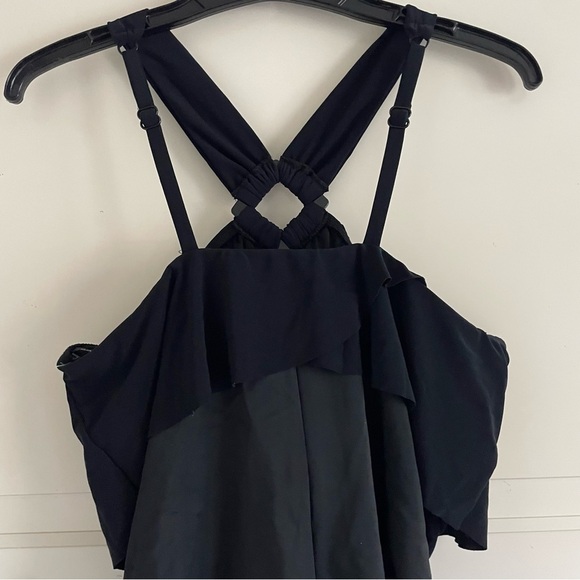 New! Magicsuit Black Liza Square Cut Tummy Control One Piece Swimsuit 20568 - Picture 9 of 16